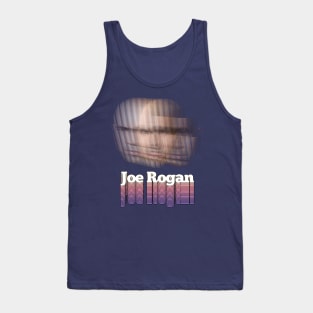 Joe Rogan / Trippy Typographic Tribute Design Tank Top